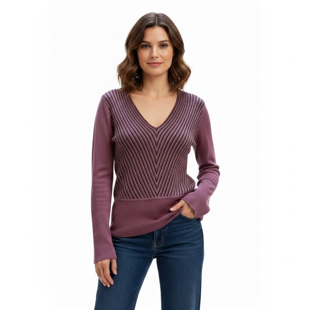 Sweater Stefanel Lana Blend Rayas