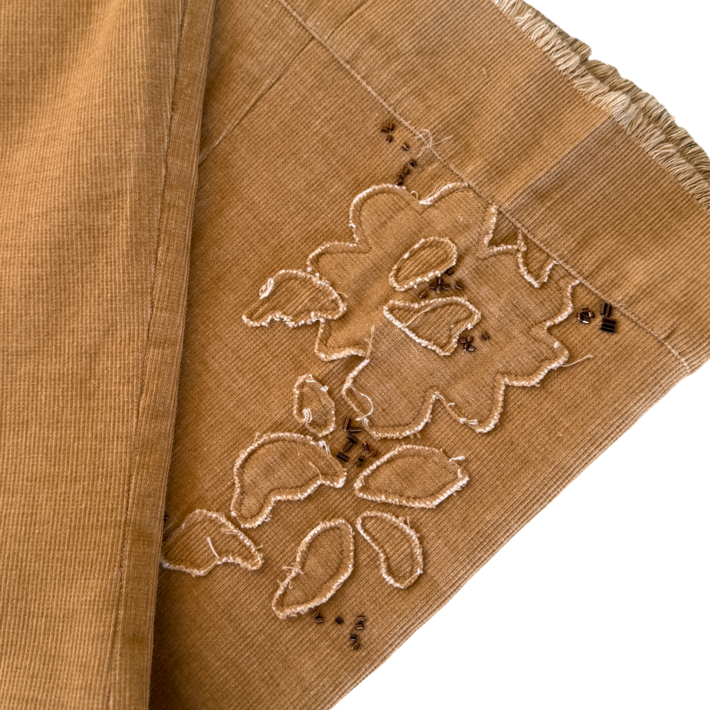 Pantalón VNTG Caramelo Bordado