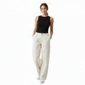 Pantalón VNTG Ivory Relaxed Fit