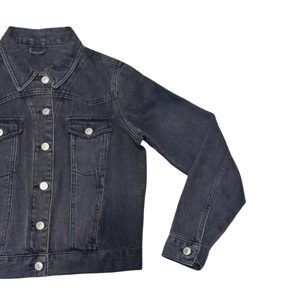 Chaqueta de Denim Negra Topshop