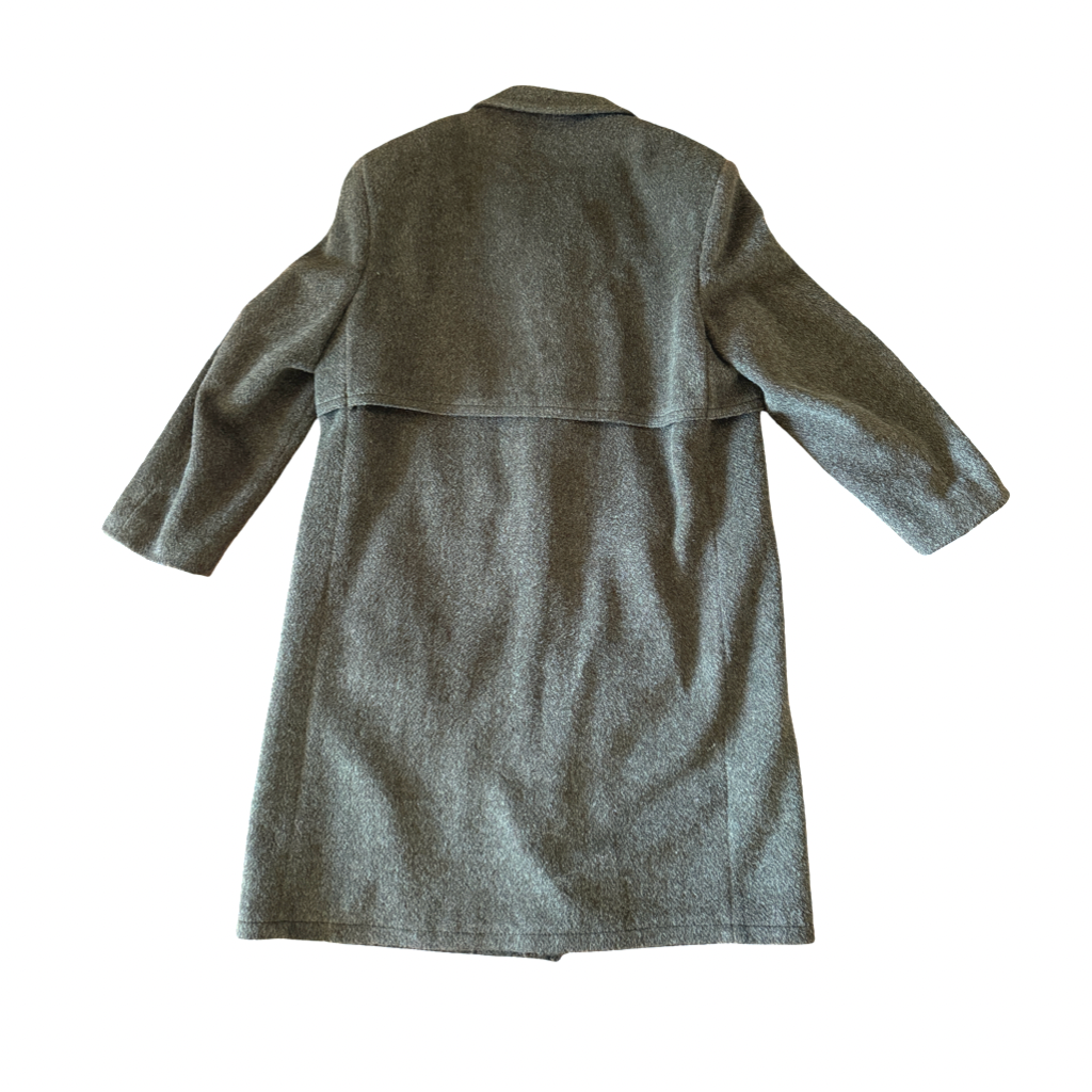 Abrigo San Giorgio by Drago Gris Oliva Lana Made in Italy