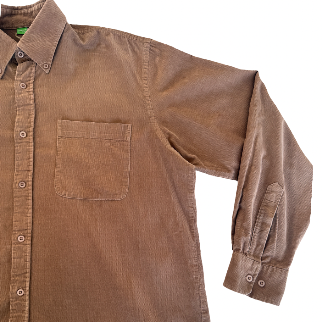 Camisa VNTG Cotelé Camel