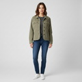 Chaqueta VNTG Cotelé Verde Grisáceo