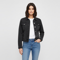 Chaqueta de Denim Negra Topshop
