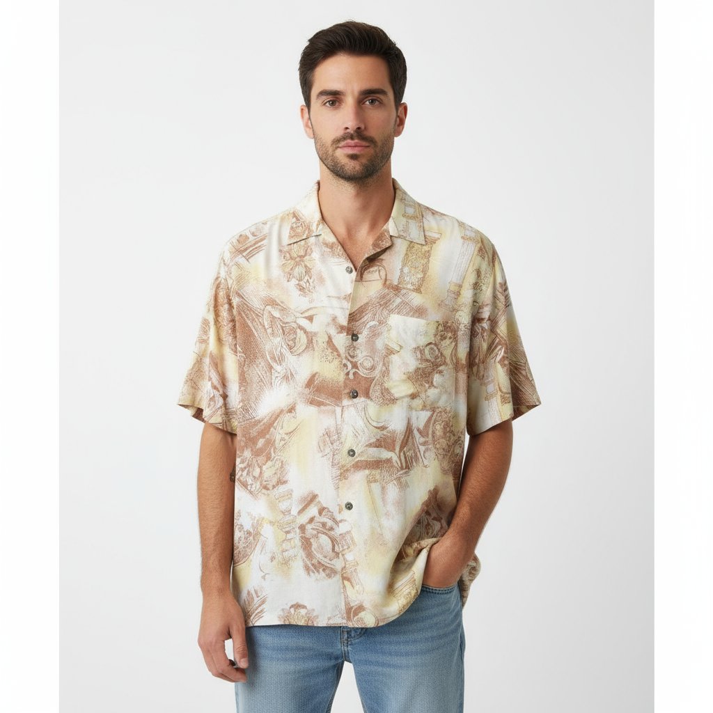 Guayabera VNTG  "Roma"