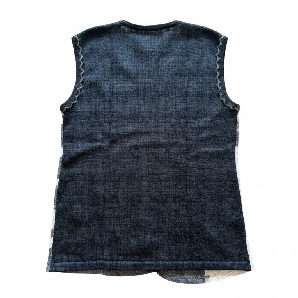 Chaleco Tejido VNTG Patchwork