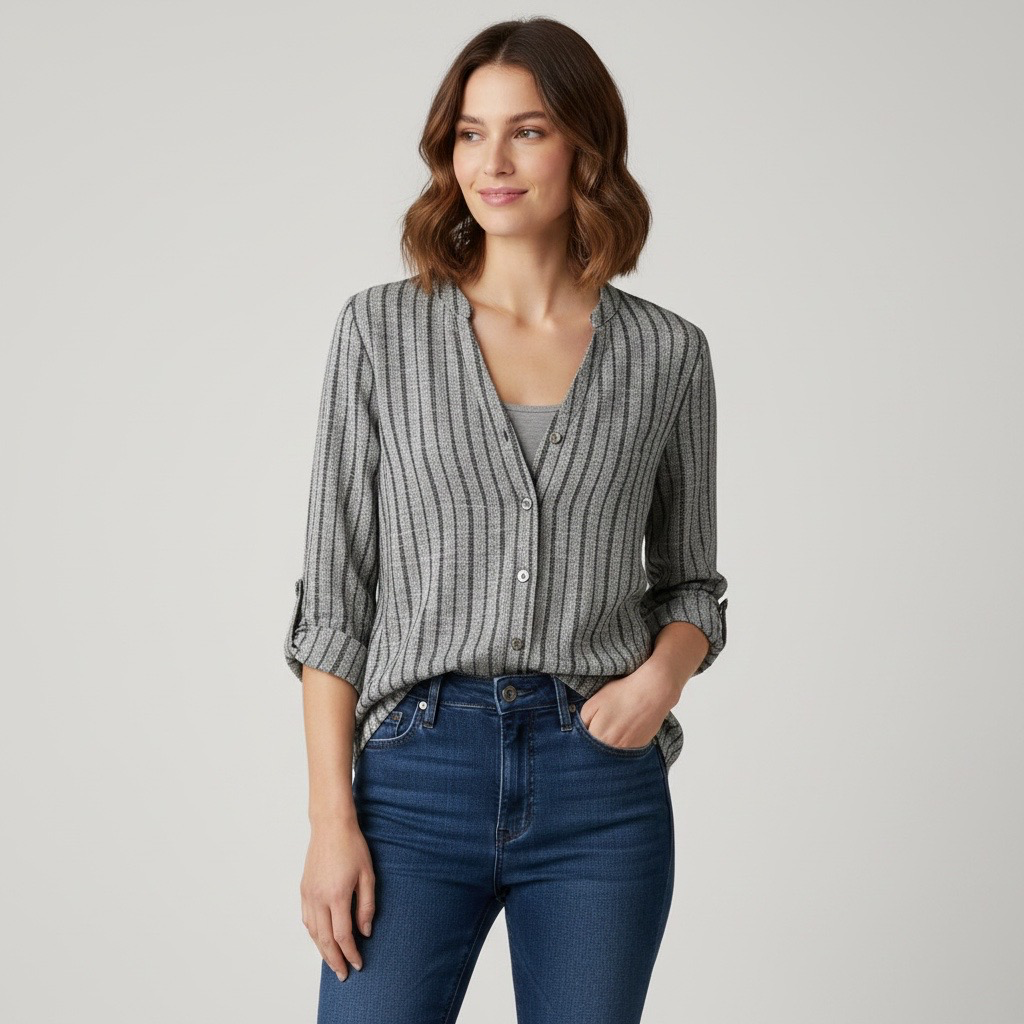 Blusa VNTG a Rayas