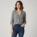 Blusa VNTG a Rayas