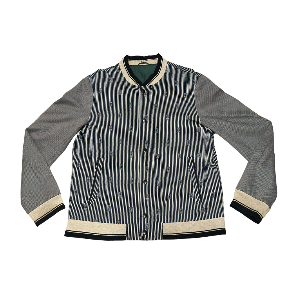 Chaqueta Bomber Rayas Retro