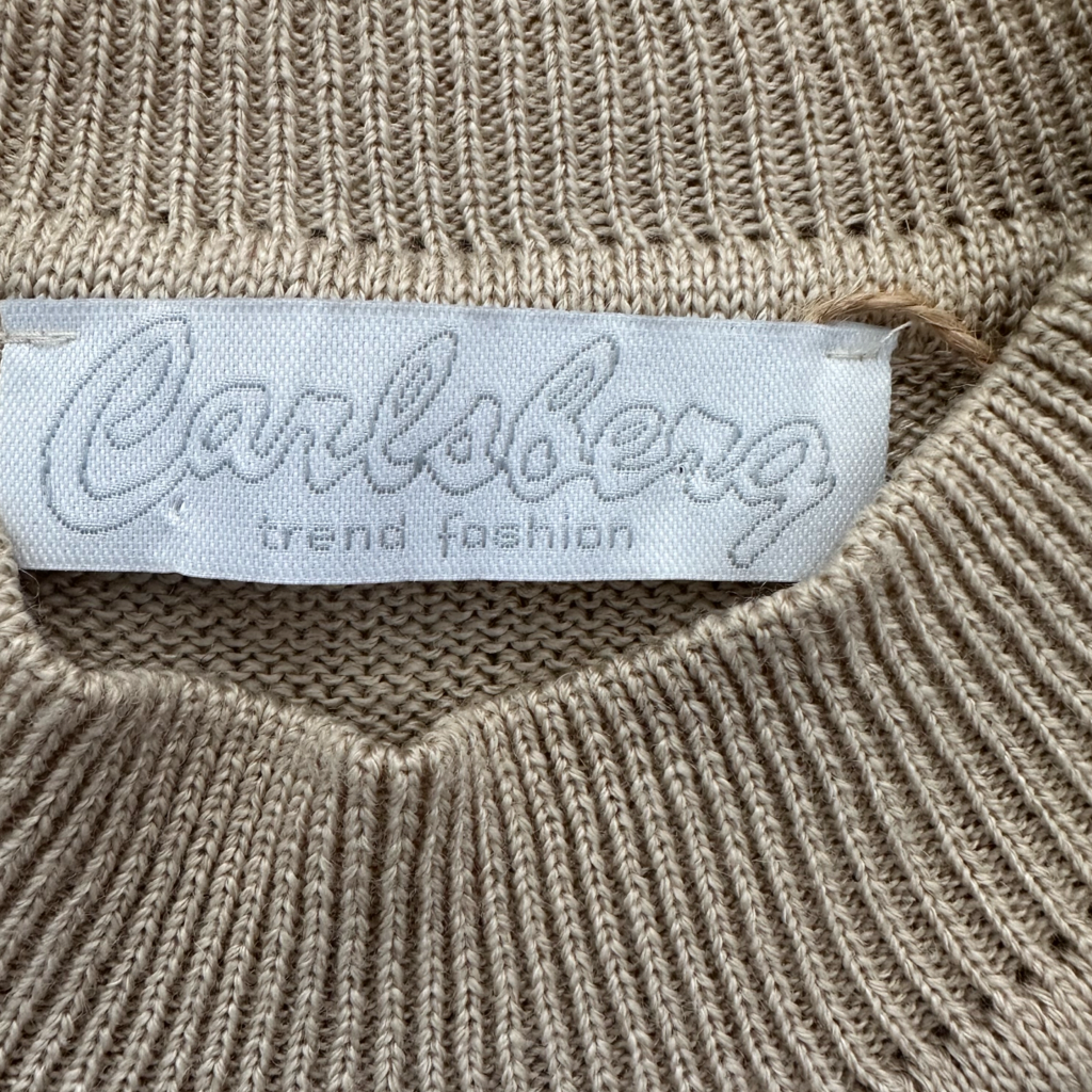 Sweater VNTG Beige Bordado
