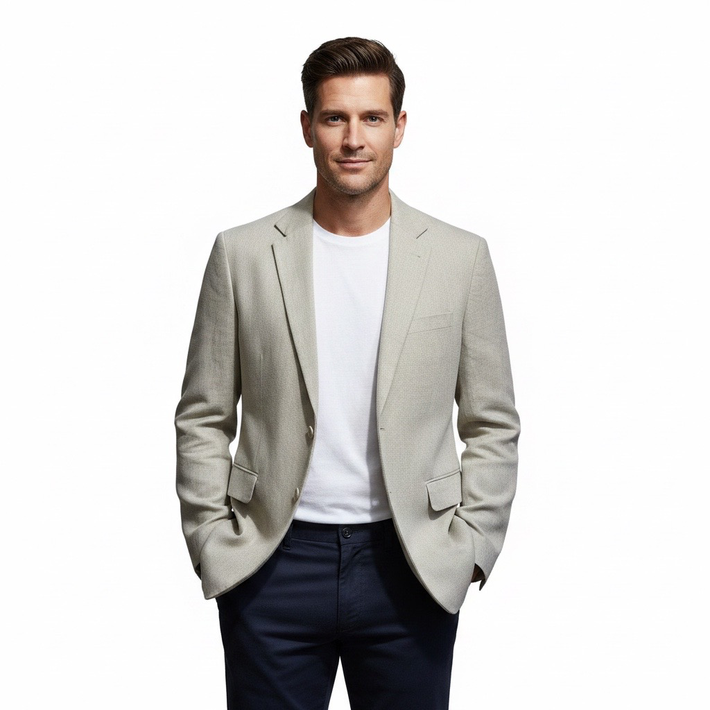 Blazer Beige Clásico