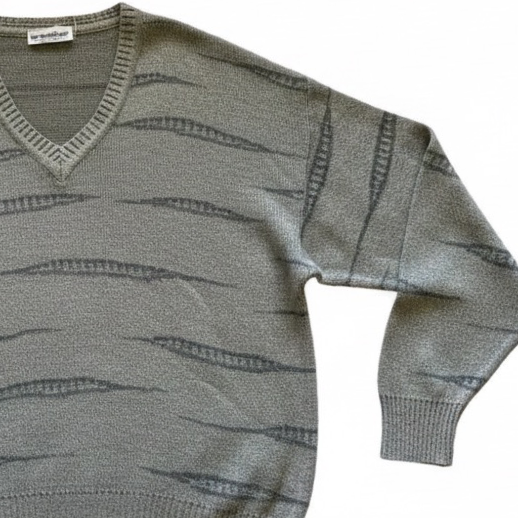 Sweater VNTG Gris Textura
