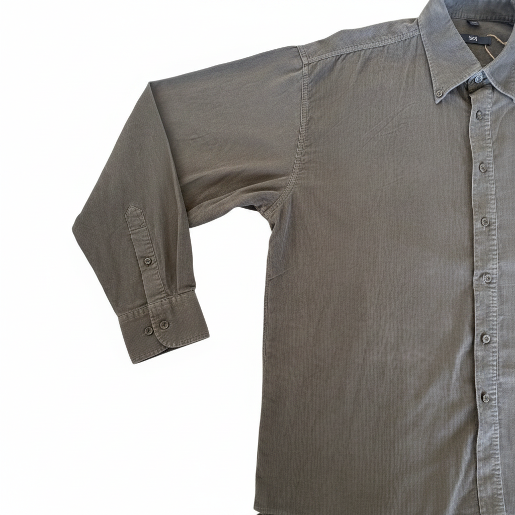 Camisa VNTG Cotelé Gris
