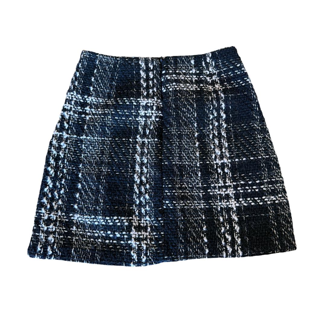 Falda Mini Tweed Cuadrillé