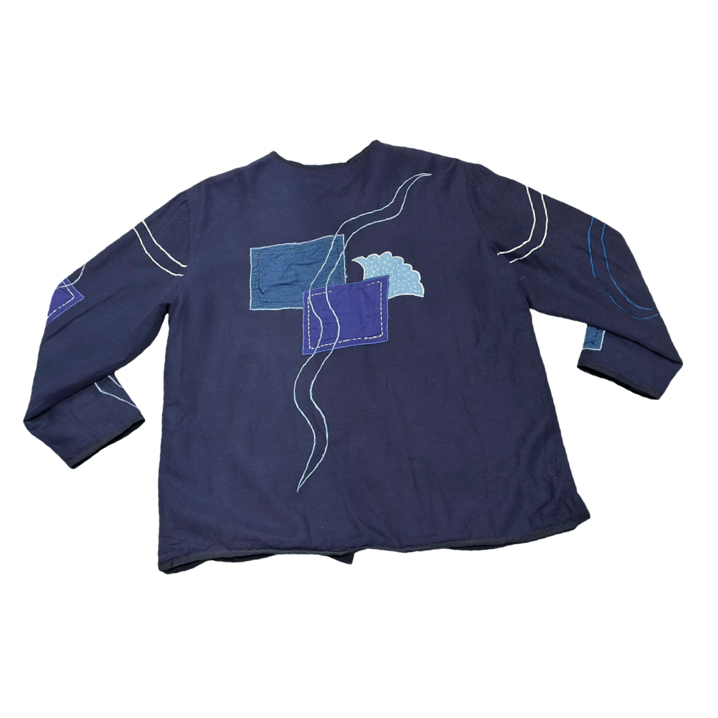 Chaqueta VNTG Patchwork Azul