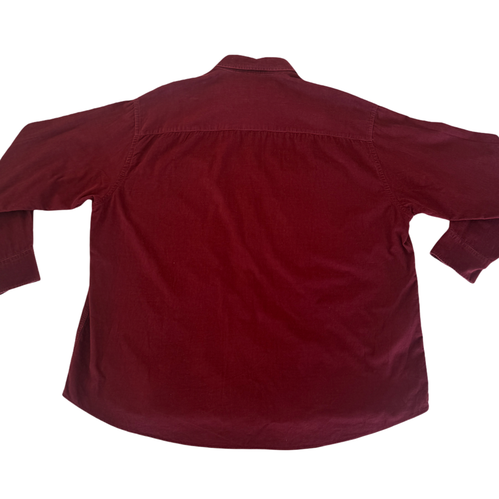 Camisa VNTG Cotelé Burdeo