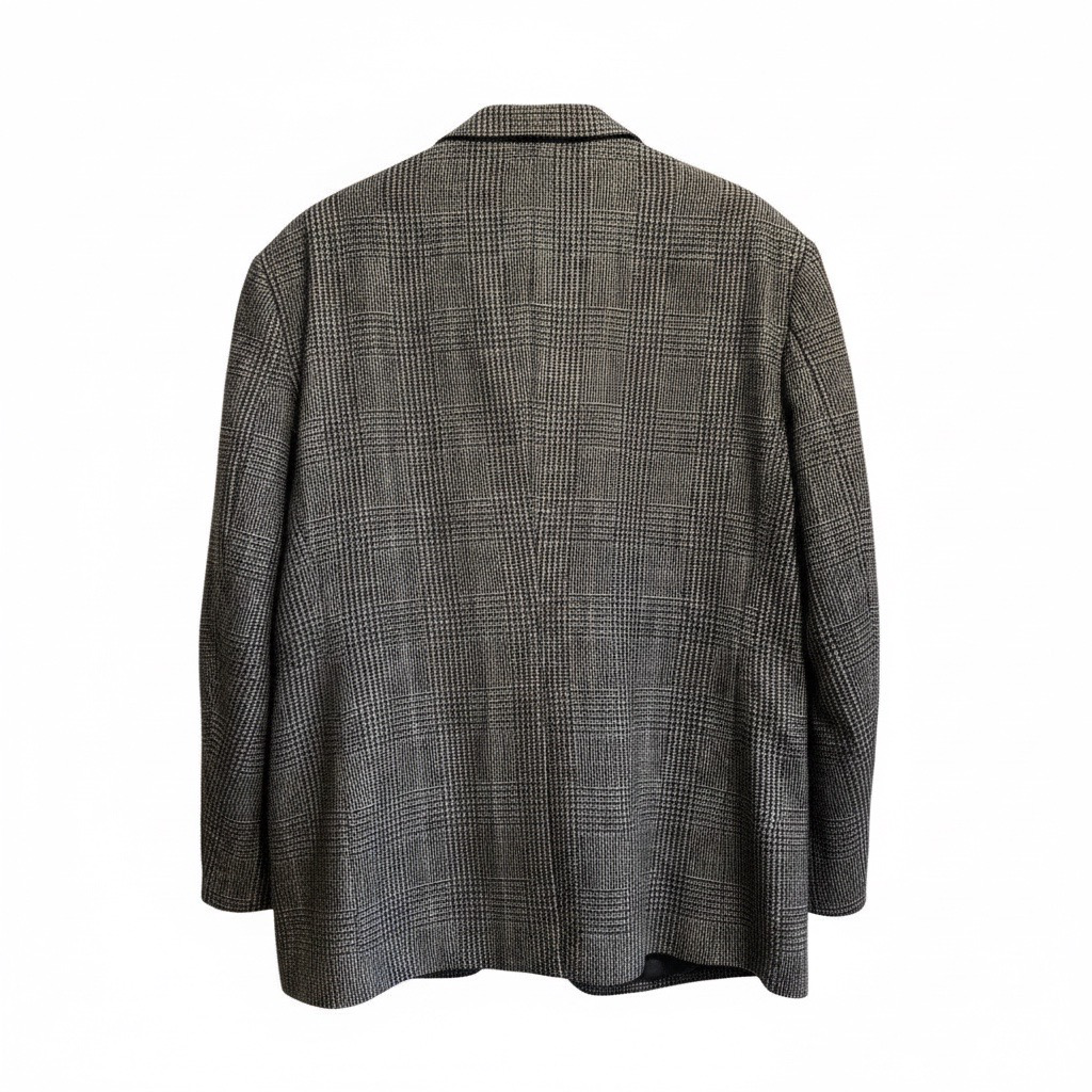 Blazer Príncipe de Gales Gris Clásico