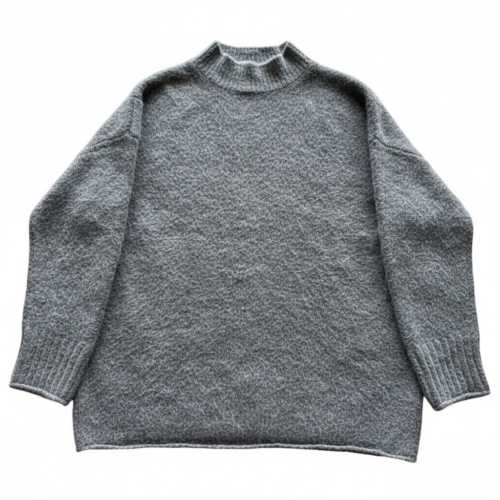 Sweater Básico Gris Oscuro