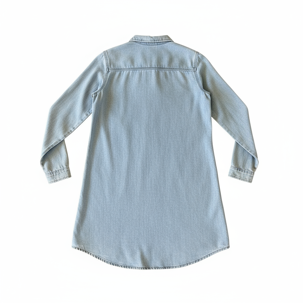 Vestido Camisero Denim Vintage