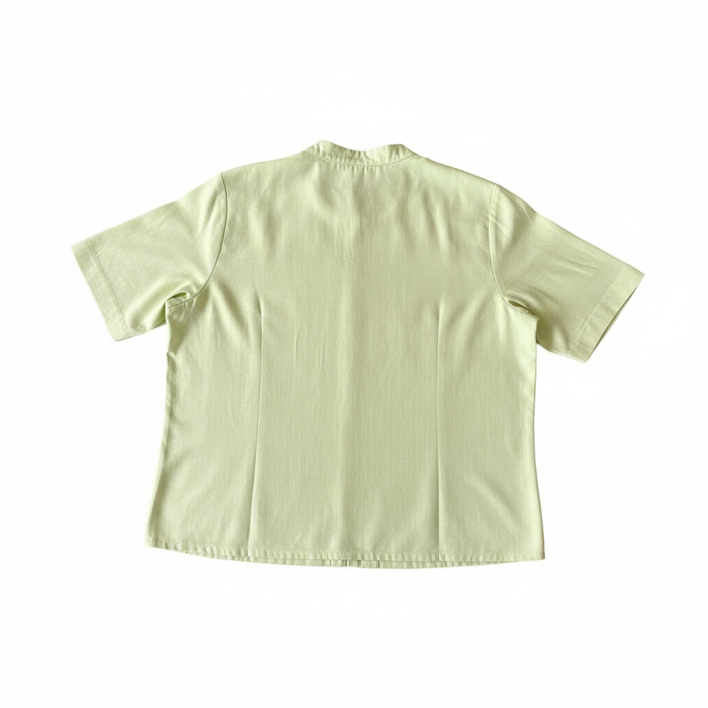 Blusa Retro Verde Pastel