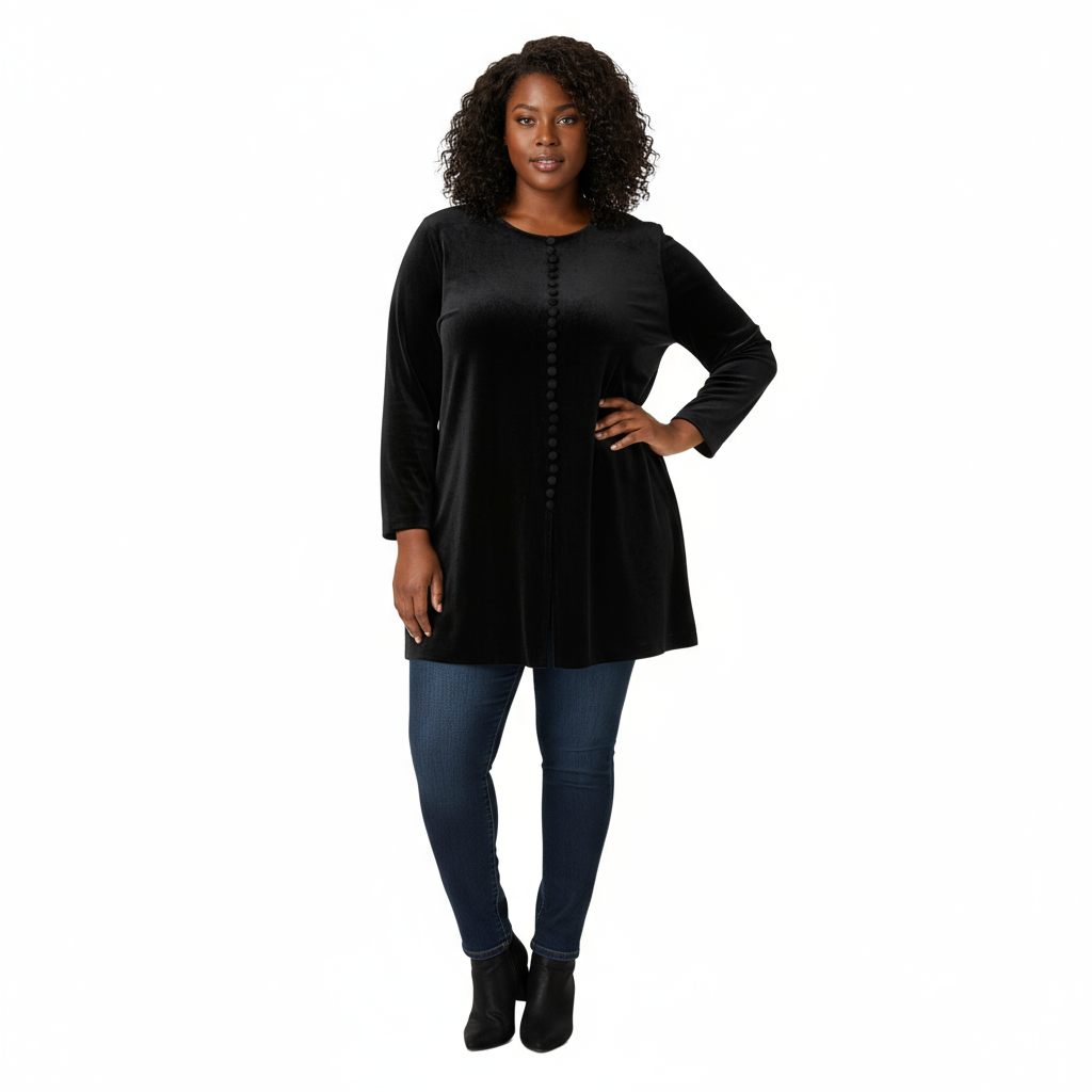 Blusa Black Plush