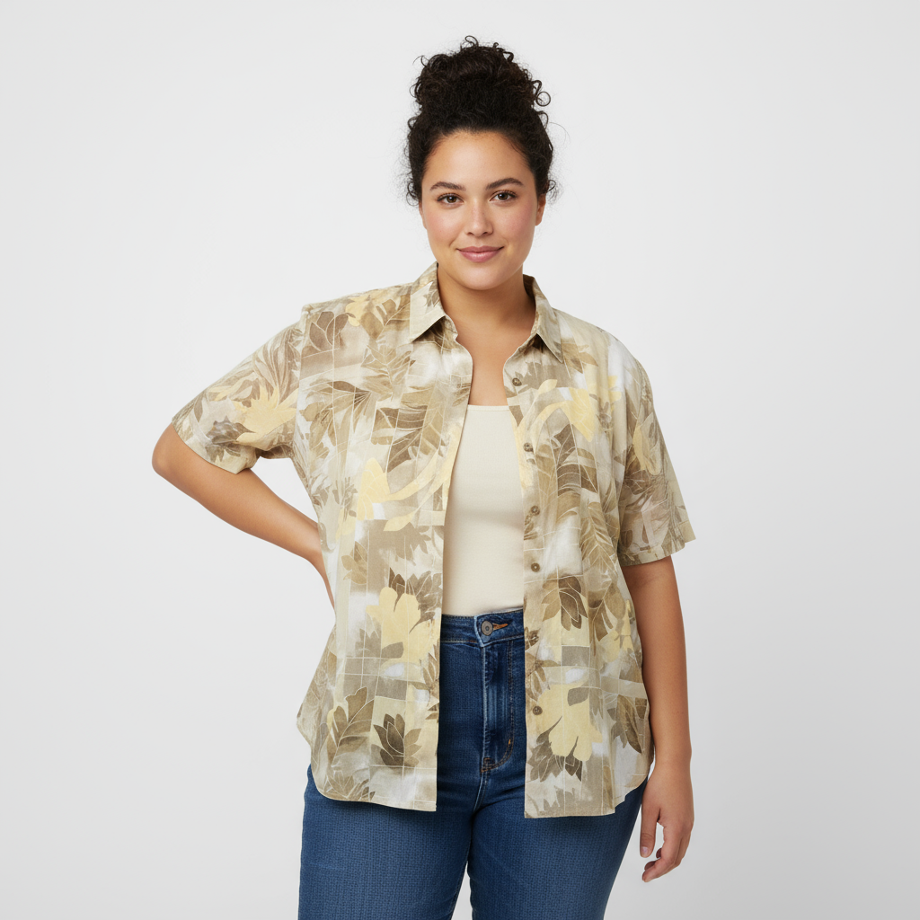 Blusa Floral Retro