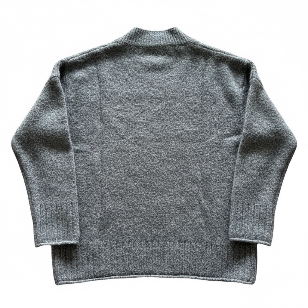 Sweater Básico Gris Oscuro