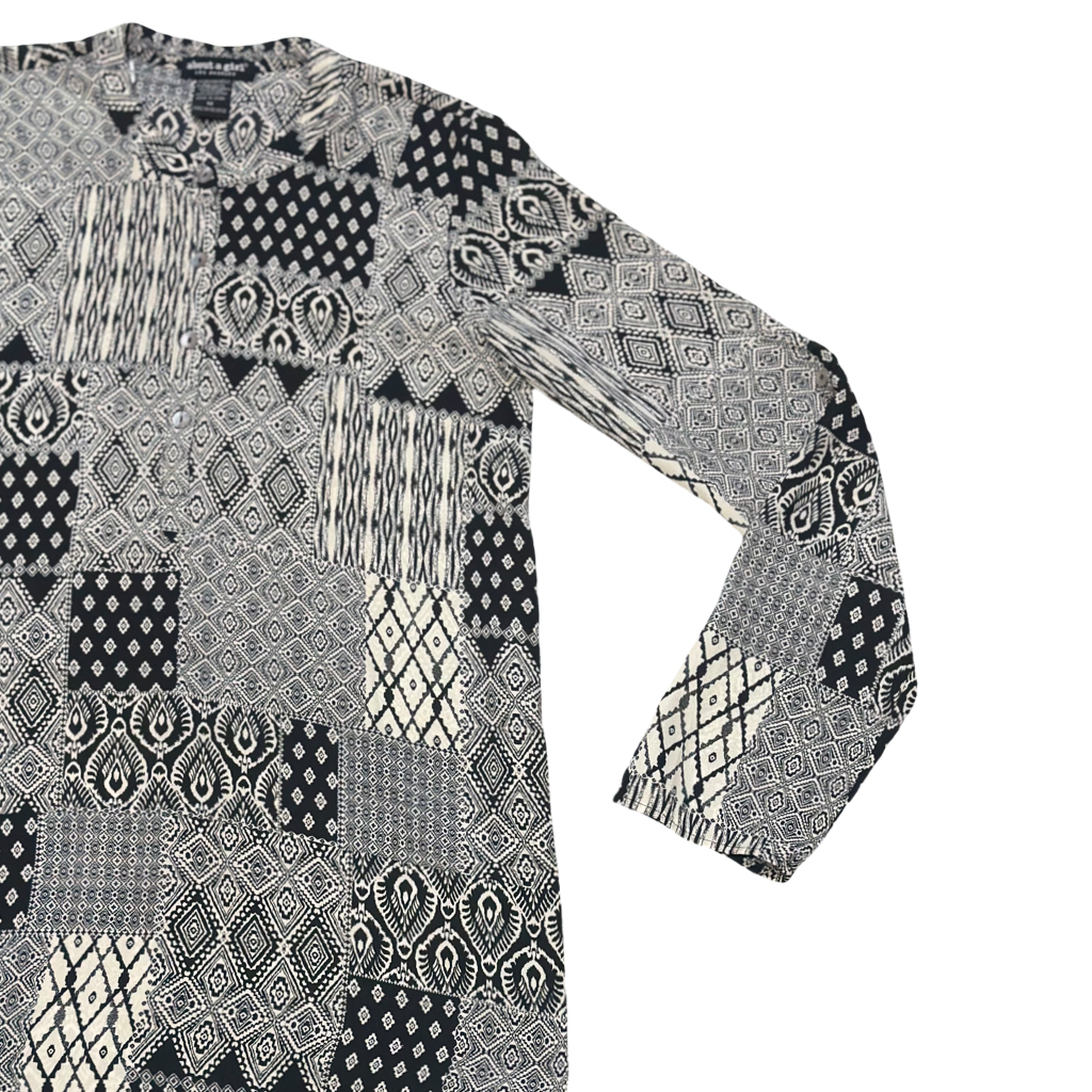 Blusa Estampada Patchwork