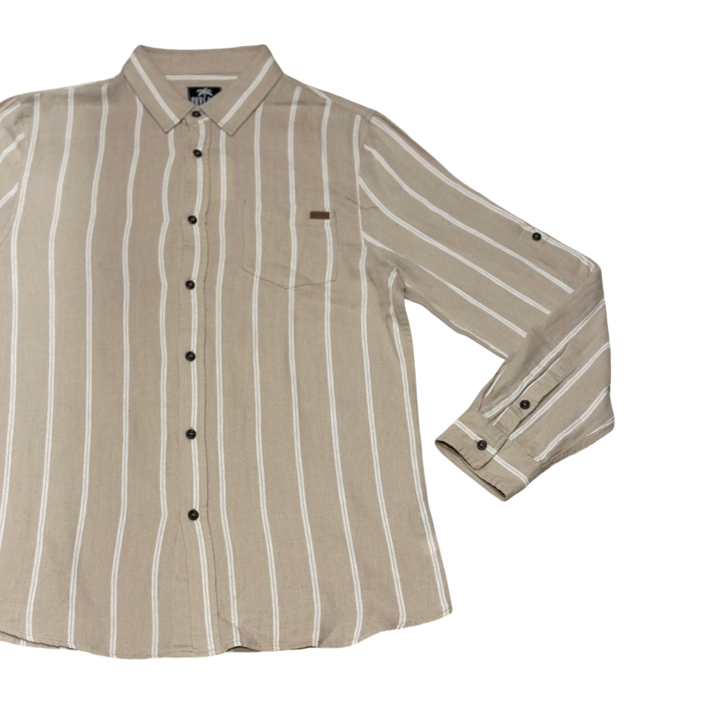 Camisa Skylark a Rayas Beige