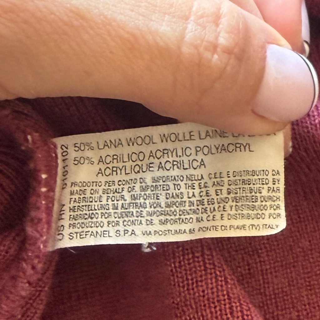 Sweater Stefanel Lana Blend Rayas