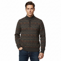 Sweater de Lana con Diseño Fair Isle