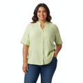 Blusa Retro Verde Pastel