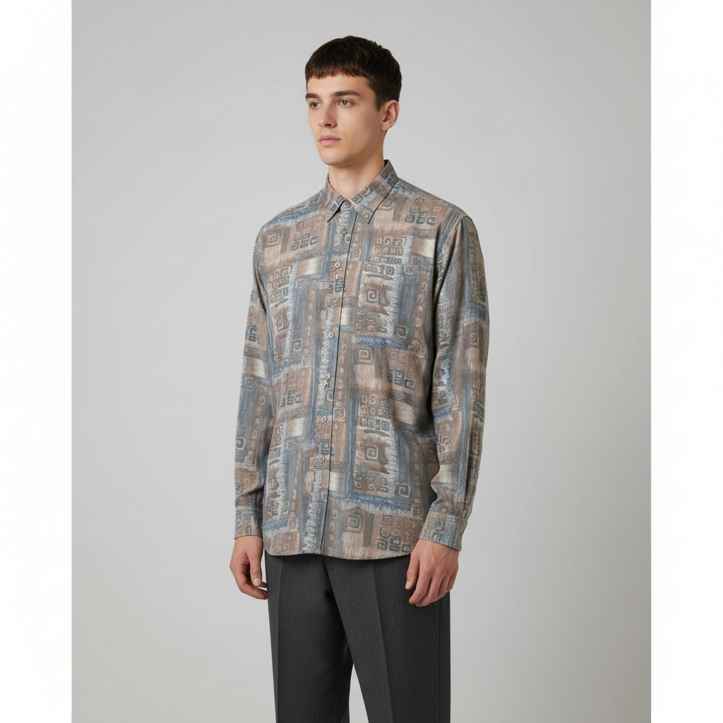 Camisa VNTG Geométrica 90s