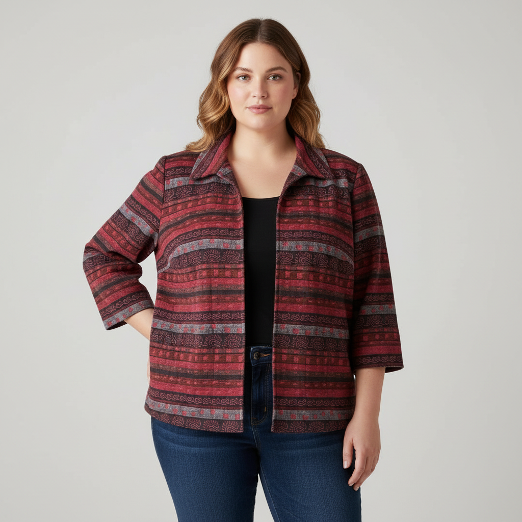 Chaqueta VNTG Tribal Red