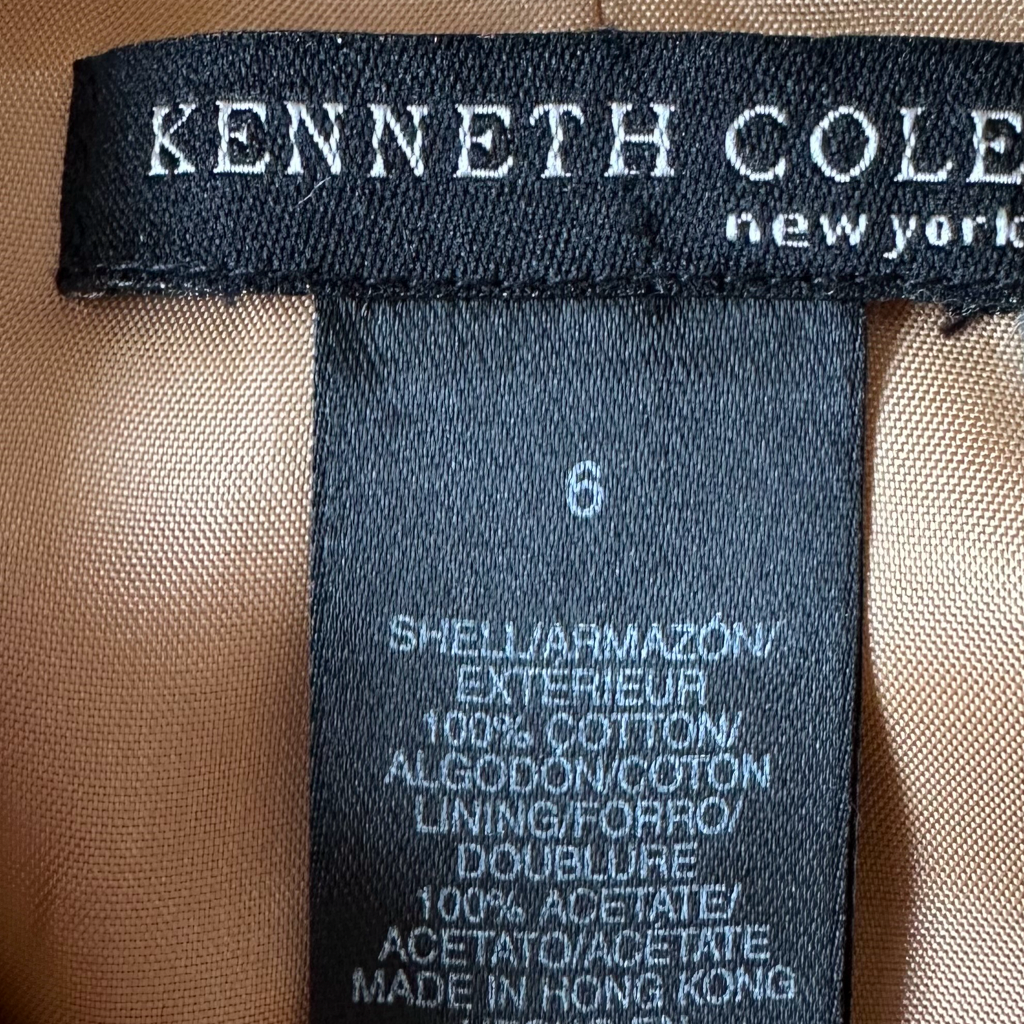 Chaqueta VNTG Kenneth Cole Camel