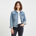 Chaqueta Denim Celeste