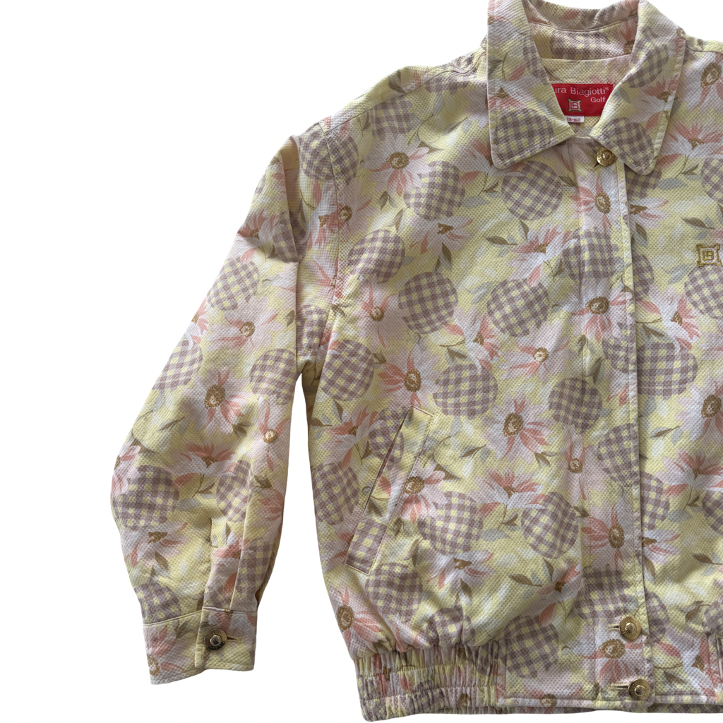 Bomber VNTG Floral Pastel