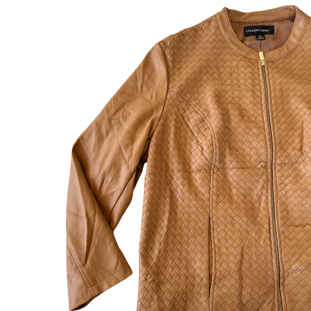 Chaqueta Camel Textured Chic
