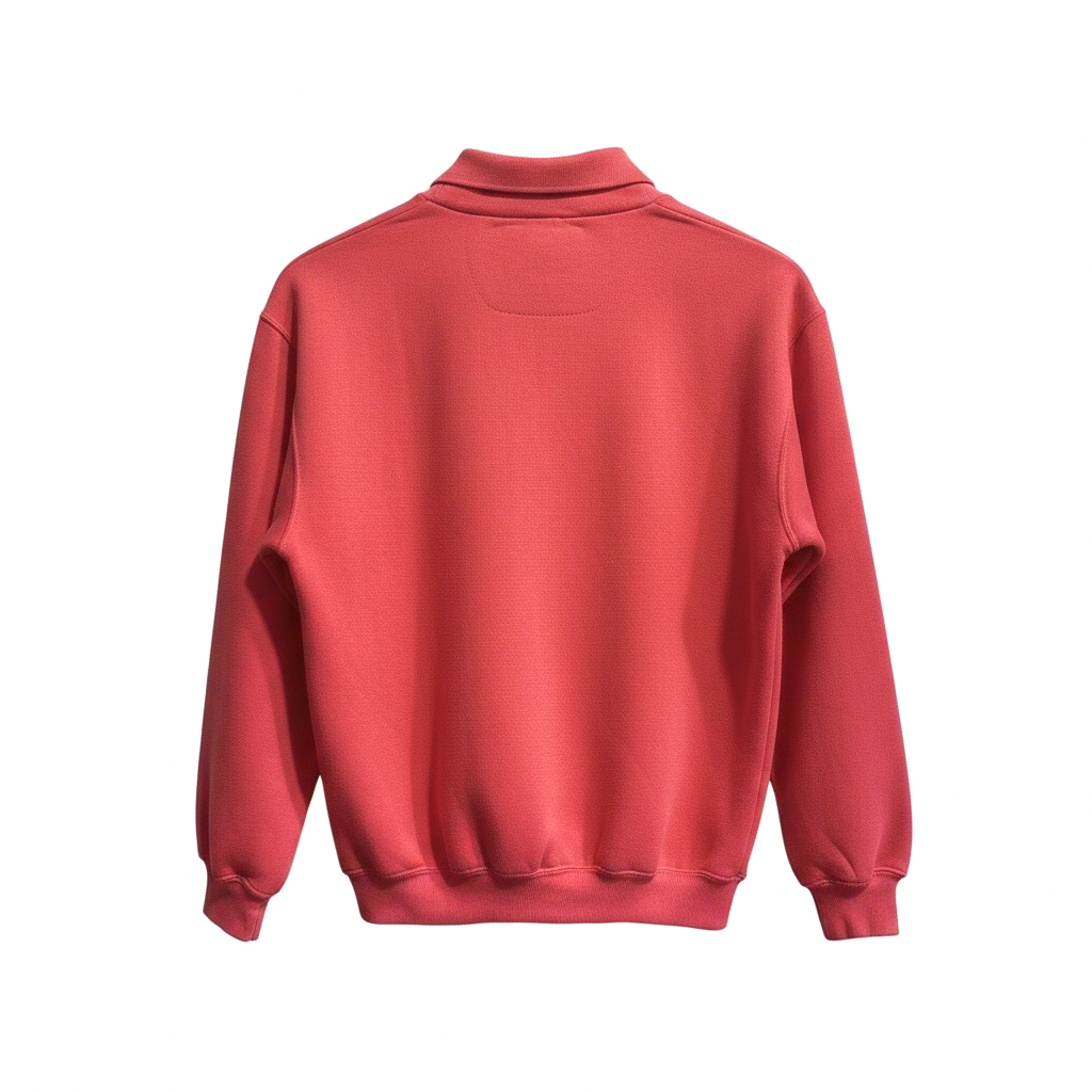 Polerón VNTG Coral con Cuello Polo