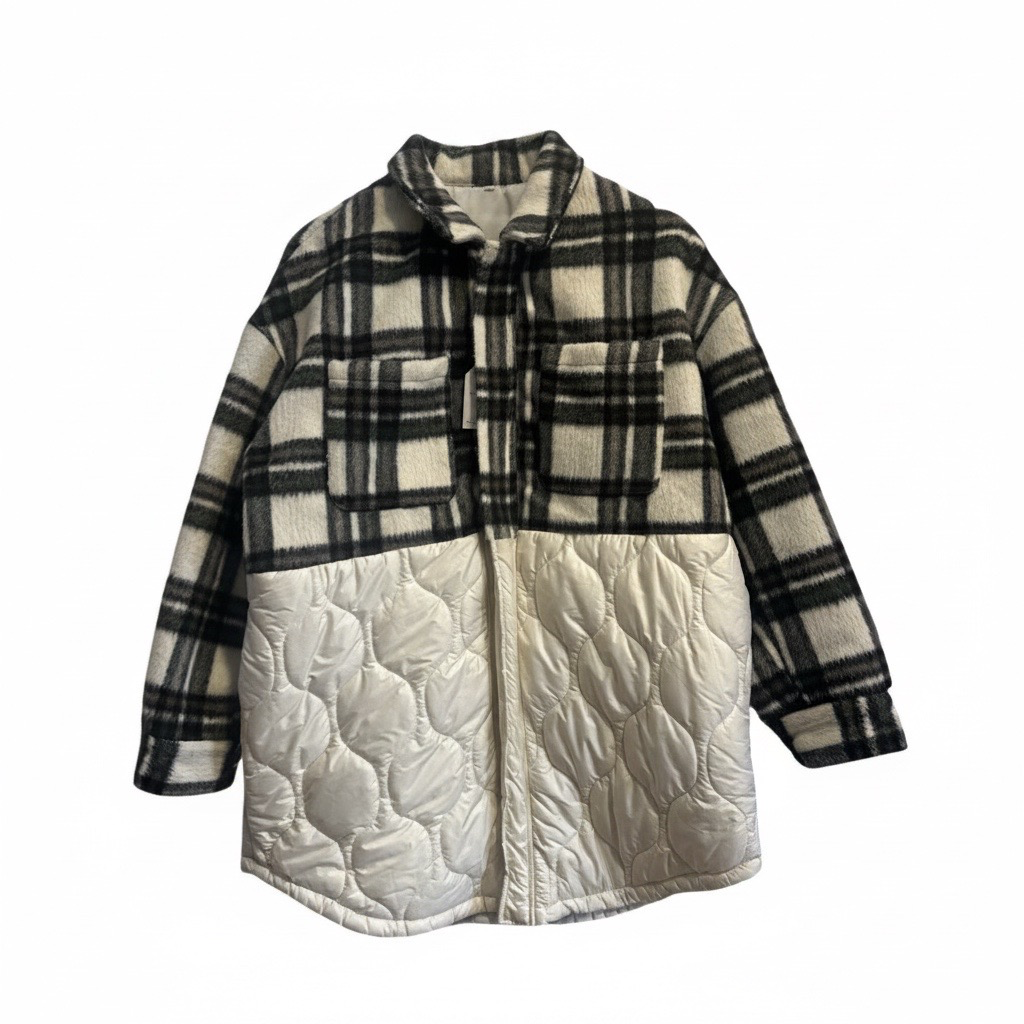 Parka Bicolor Acolchada