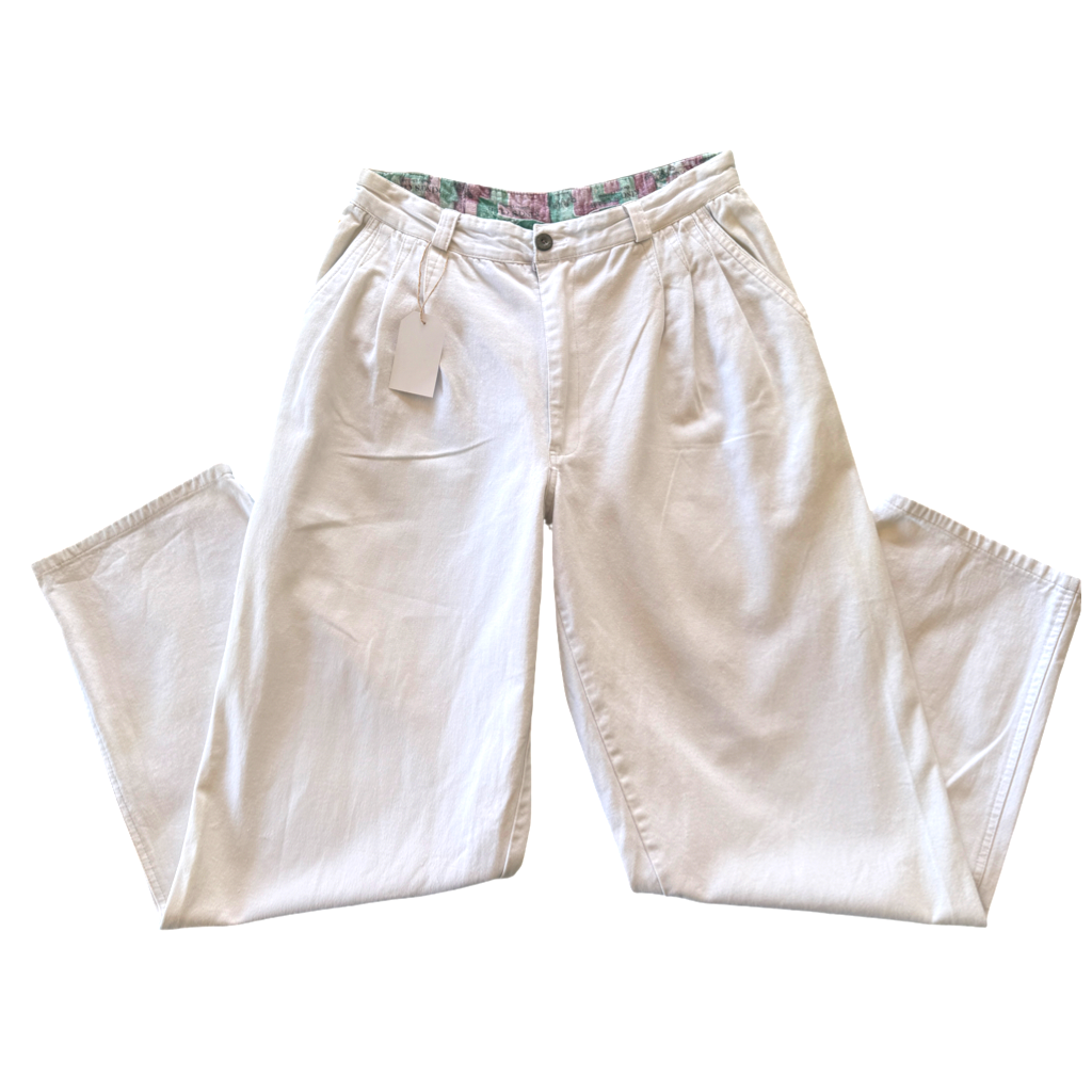 Pantalón VNTG Ivory Relaxed Fit