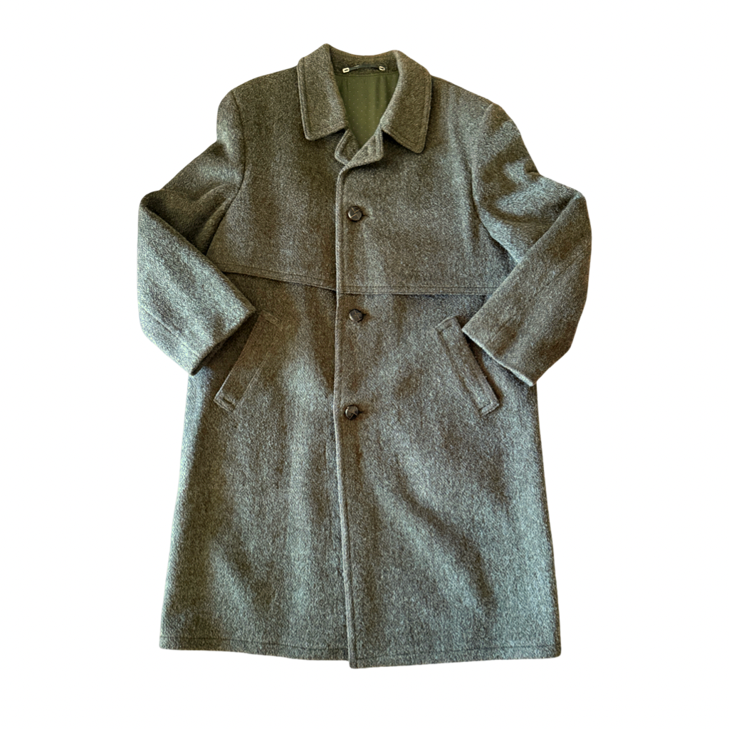 Abrigo San Giorgio by Drago Gris Oliva Lana Made in Italy