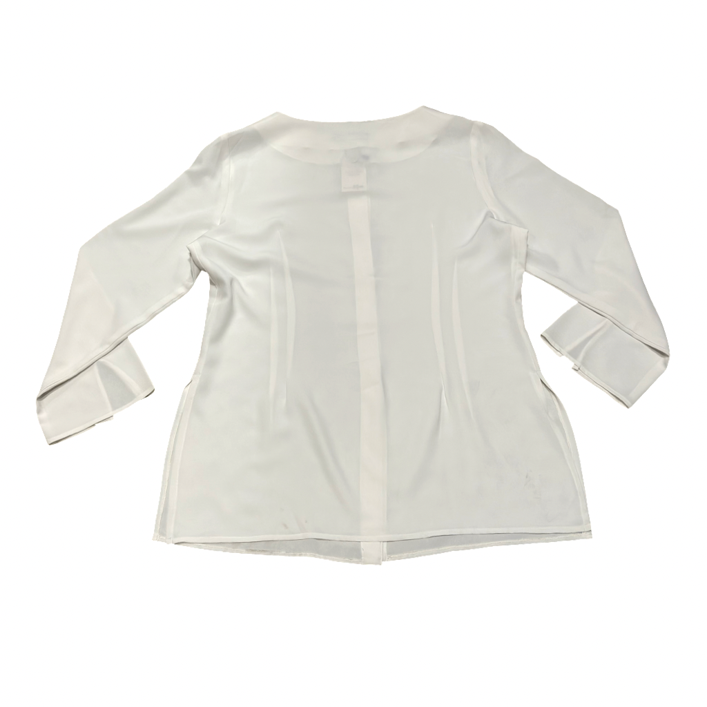 Blusa Blanca Semitransparente
