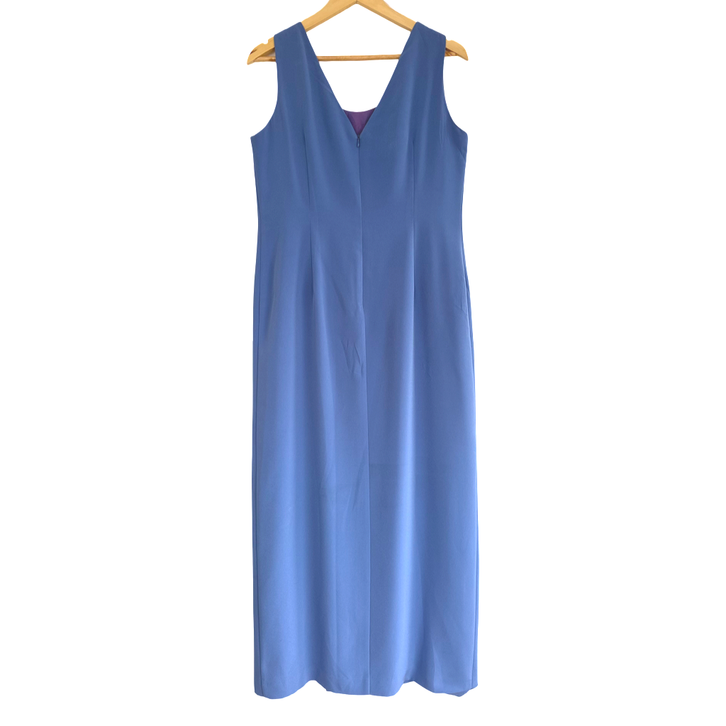 Vestido VNTG Largo Celeste/Turquesa