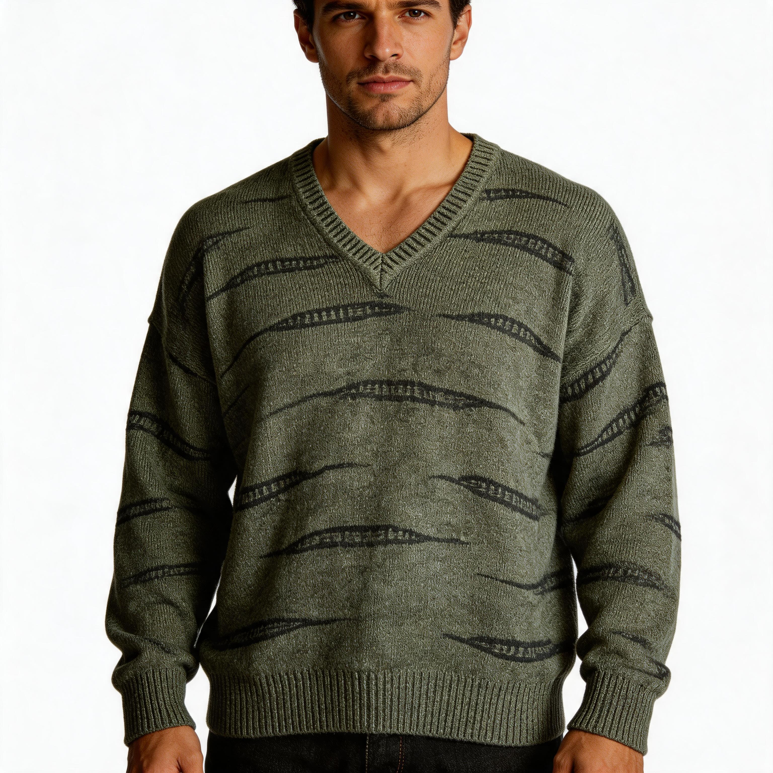 Sweater VNTG Gris Textura