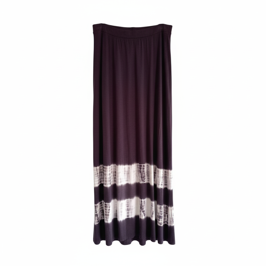 Falda Larga Tie Dye Morado VNTG