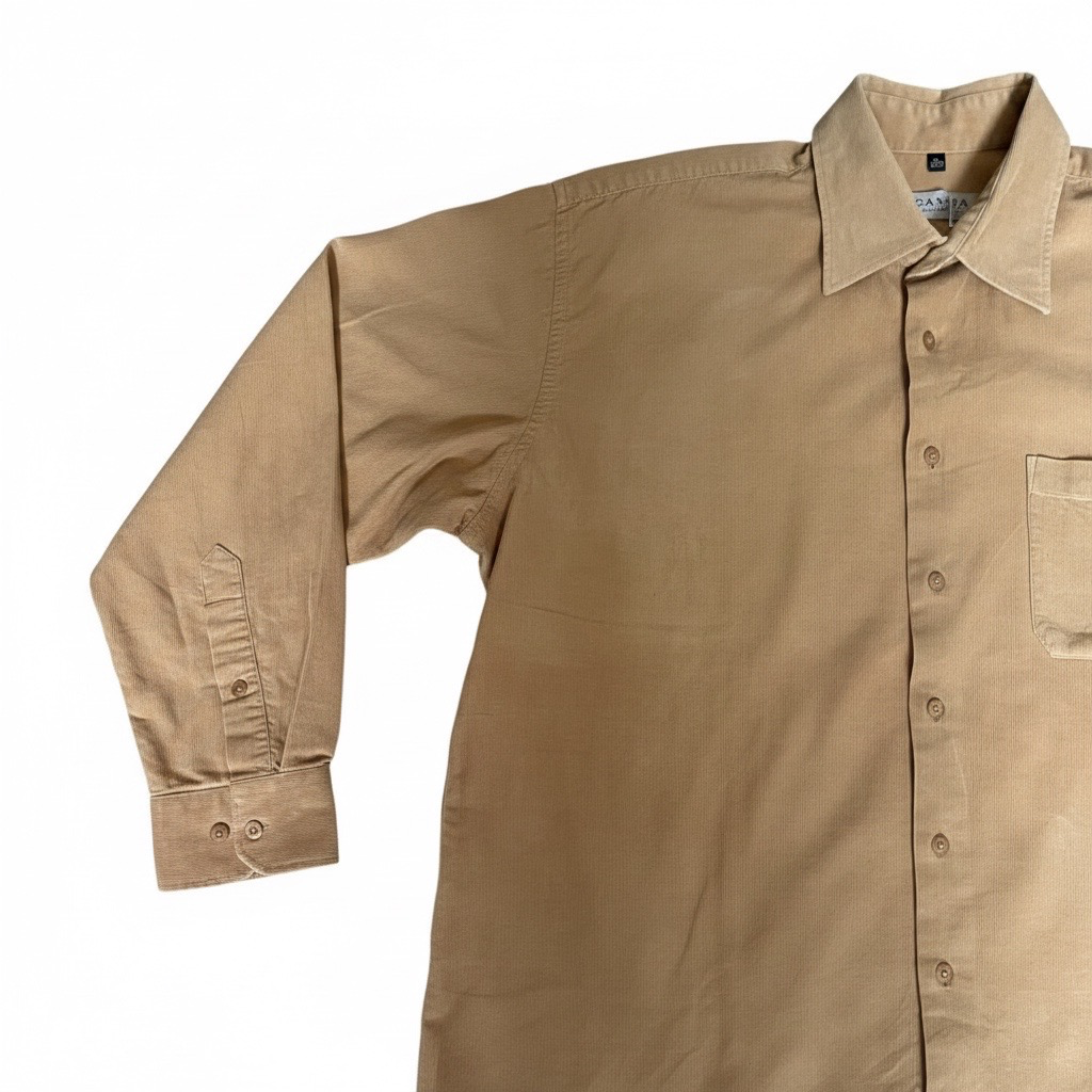Camisa VNTG Cotelé Camel