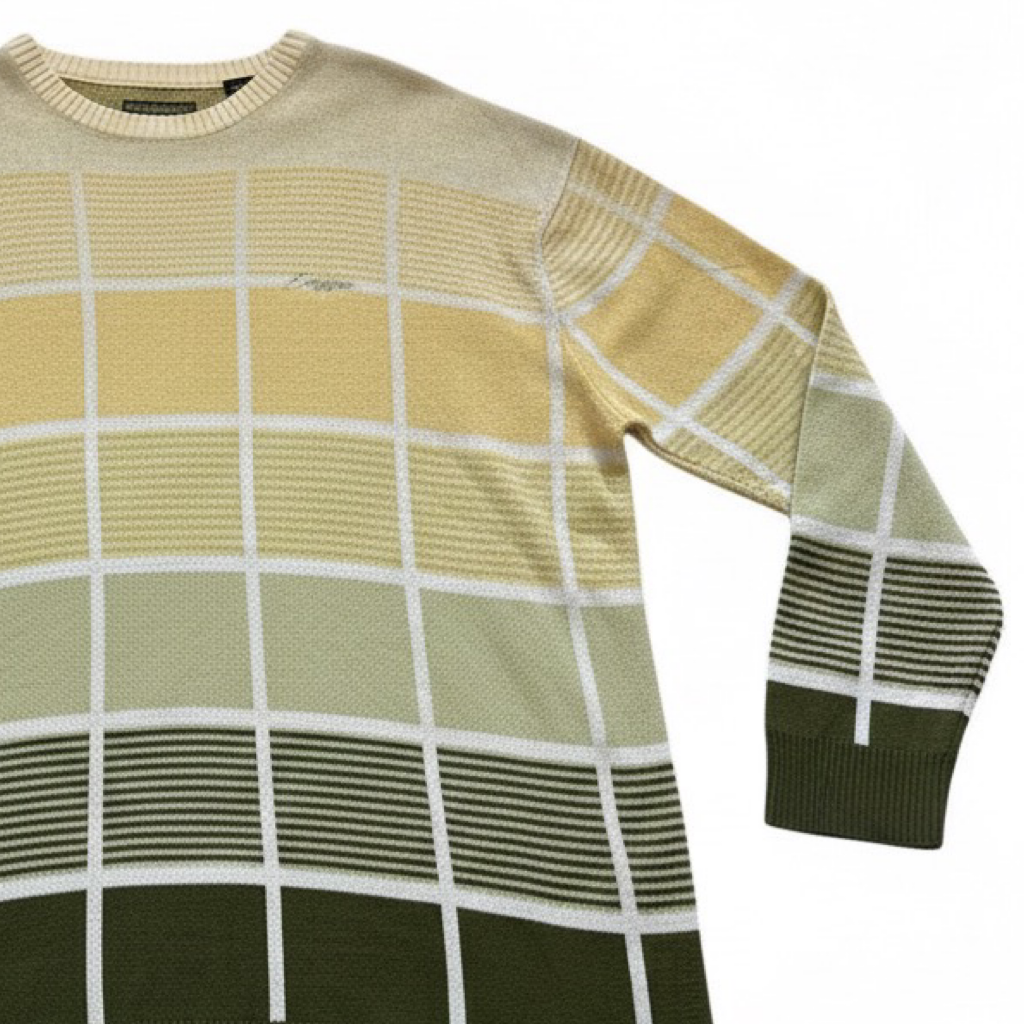 Sweater VNTG Cuadros Tierra
