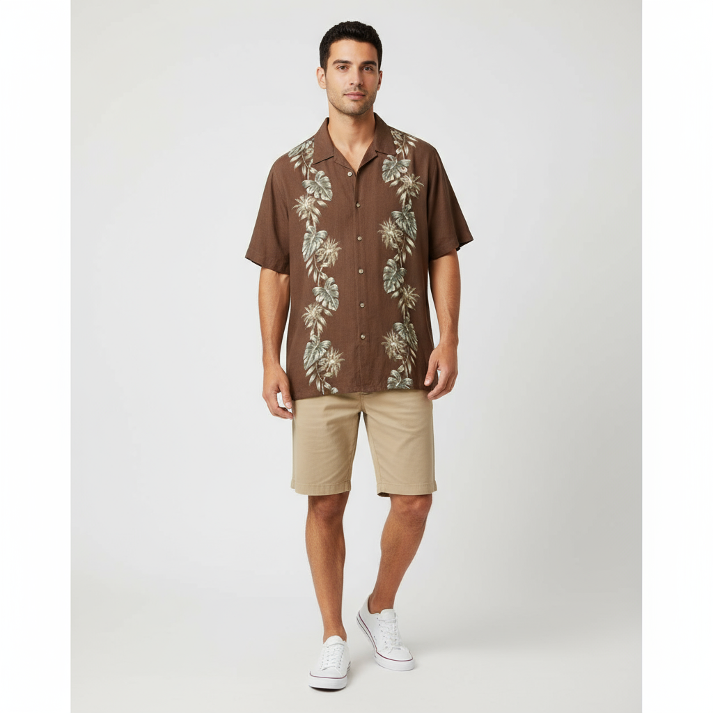Guayabera Aloha Cocoa