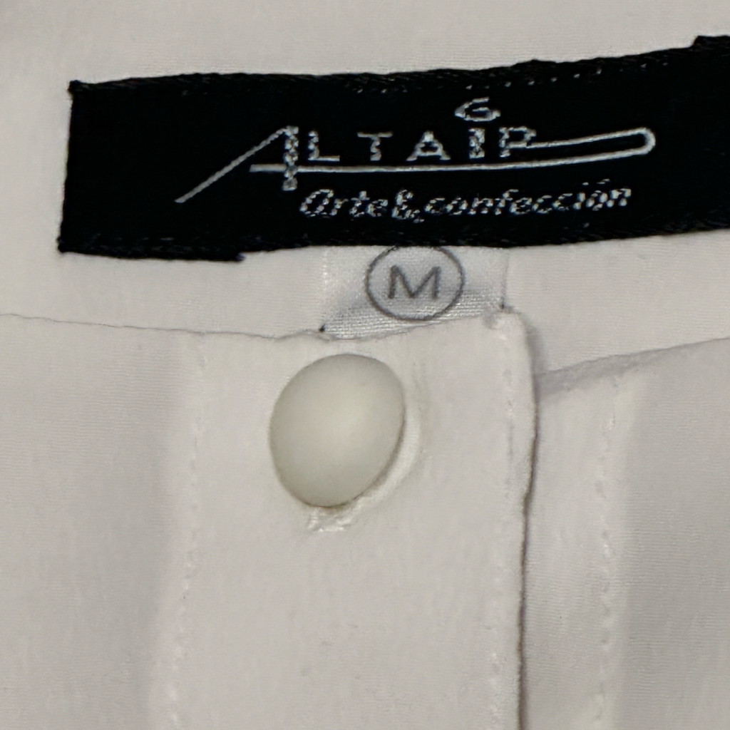 Blusa Blanca Semitransparente
